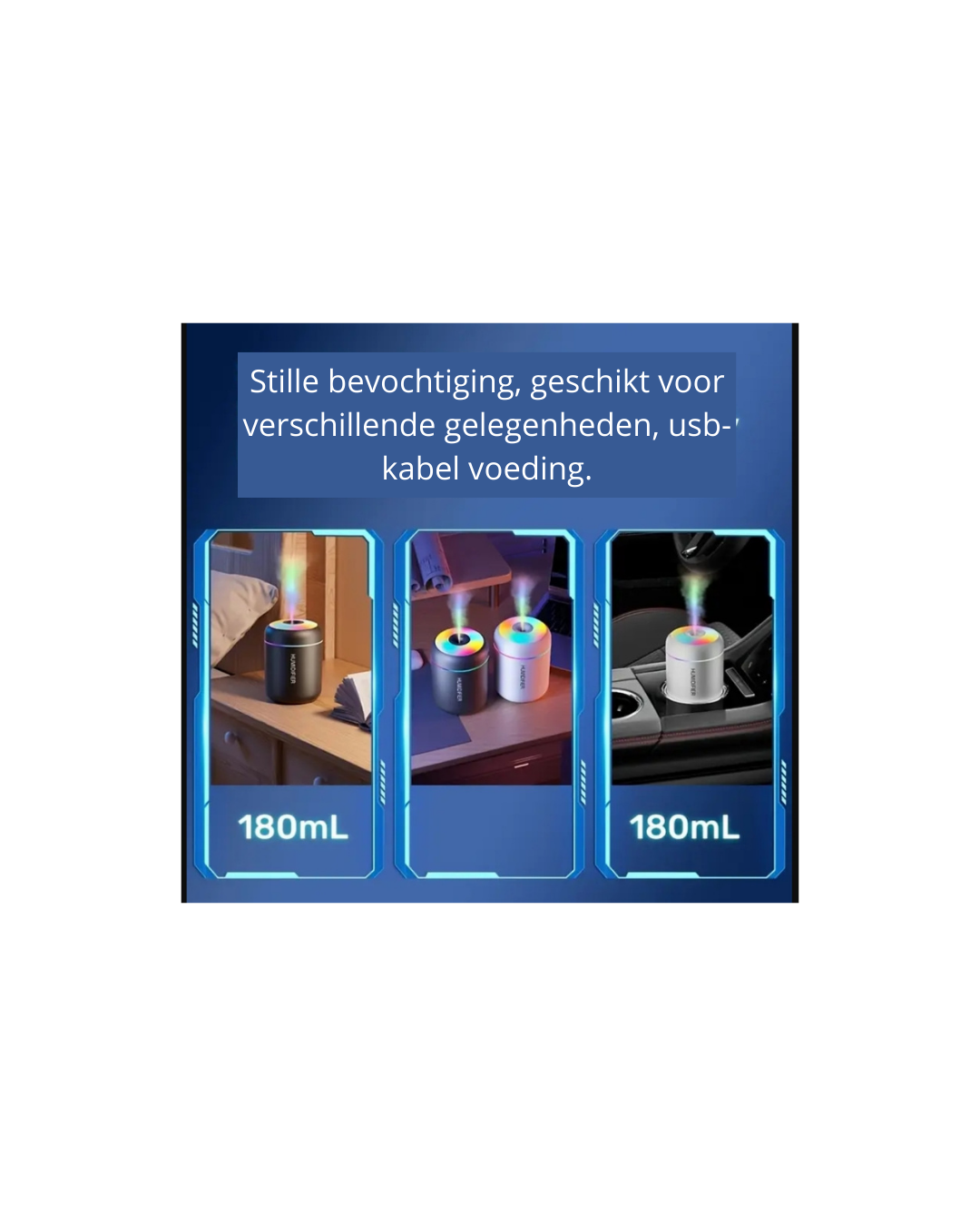 HumidiMist™ - Draagbare luchtbevochtiger voor gezonde lucht, overal!